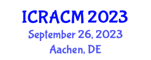 International Conference on Recent Advances in Composite Materials (ICRACM) September 26, 2023 - Aachen, Germany