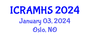 International Conference on Recent Advances in Medical and Health Sciences (ICRAMHS) January 03, 2024 - Oslo, Norway International Conference on Recent Advances in Medical and Health Sciences (ICRAMHS) January 03, 2024 - Oslo, Norway