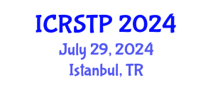 International Conference on Recent Studies in Theoretical Physics (ICRSTP) July 29, 2024 - Istanbul, Turkey