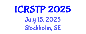 International Conference on Recent Studies in Theoretical Physics (ICRSTP) July 15, 2025 - Stockholm, Sweden