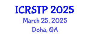International Conference on Recent Studies in Theoretical Physics (ICRSTP) March 25, 2025 - Doha, Qatar