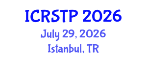 International Conference on Recent Studies in Theoretical Physics (ICRSTP) July 29, 2026 - Istanbul, Turkey