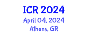 International Conference on Refrigeration (ICR) April 04, 2024 - Athens, Greece
