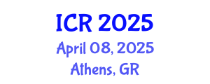 International Conference on Refrigeration (ICR) April 08, 2025 - Athens, Greece