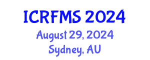 International Conference on Refugee and Forced Migration Studies (ICRFMS) August 29, 2024 - Sydney, Australia
