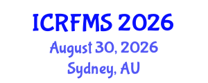 International Conference on Refugee and Forced Migration Studies (ICRFMS) August 30, 2026 - Sydney, Australia