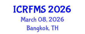 International Conference on Refugee and Forced Migration Studies (ICRFMS) March 08, 2026 - Bangkok, Thailand
