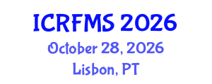 International Conference on Refugee and Forced Migration Studies (ICRFMS) October 28, 2026 - Lisbon, Portugal