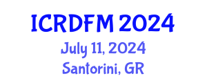 International Conference on Refugee, Displacement and Forced Migration (ICRDFM) July 11, 2024 - Santorini, Greece