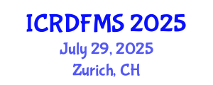 International Conference on Refugee, Displacement and Forced Migration Studies (ICRDFMS) July 29, 2025 - Zurich, Switzerland