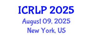 International Conference on Refugee Law and Policy (ICRLP) August 09, 2025 - New York, United States