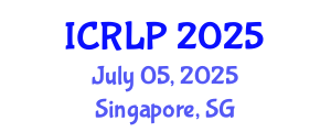 International Conference on Refugee Law and Policy (ICRLP) July 05, 2025 - Singapore, Singapore