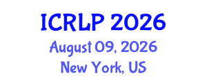 International Conference on Refugee Law and Policy (ICRLP) August 09, 2026 - New York, United States