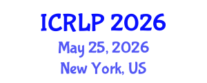 International Conference on Refugee Law and Policy (ICRLP) May 25, 2026 - New York, United States International Conference on Refugee Law and Policy (ICRLP) May 25, 2026 - New York, United States