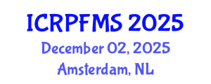 International Conference on Refugee Protection and Forced Migration Studies (ICRPFMS) December 02, 2025 - Amsterdam, Netherlands