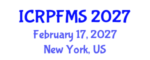 International Conference on Refugee Protection and Forced Migration Studies (ICRPFMS) February 17, 2027 - New York, United States International Conference on Refugee Protection and Forced Migration Studies (ICRPFMS) February 17, 2027 - New York, United States