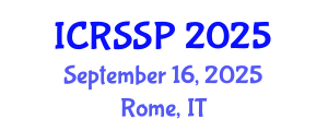International Conference on Refugee Studies and Social Problems (ICRSSP) September 16, 2025 - Rome, Italy