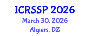 International Conference on Refugee Studies and Social Problems (ICRSSP) March 30, 2026 - Algiers, Algeria International Conference on Refugee Studies and Social Problems (ICRSSP) March 30, 2026 - Algiers, Algeria