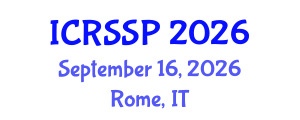 International Conference on Refugee Studies and Social Problems (ICRSSP) September 16, 2026 - Rome, Italy