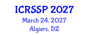 International Conference on Refugee Studies and Social Problems (ICRSSP) March 24, 2027 - Algiers, Algeria International Conference on Refugee Studies and Social Problems (ICRSSP) March 24, 2027 - Algiers, Algeria