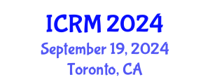 International Conference on Regenerative Medicine (ICRM) September 19, 2024 - Toronto, Canada