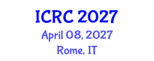 International Conference on Regional Climate (ICRC) April 08, 2027 - Rome, Italy International Conference on Regional Climate (ICRC) April 08, 2027 - Rome, Italy