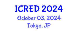 International Conference on Regional Economic Development (ICRED) October 03, 2024 - Tokyo, Japan