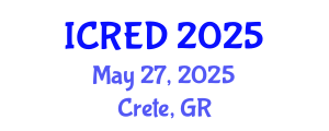 International Conference on Regional Economic Development (ICRED) May 27, 2025 - Crete, Greece