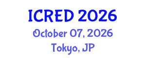 International Conference on Regional Economic Development (ICRED) October 07, 2026 - Tokyo, Japan