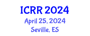 International Conference on Rehabilitation Robotics (ICRR) April 25, 2024 - Seville, Spain