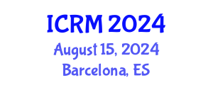 International Conference on Reliability and Maintainability (ICRM) August 15, 2024 - Barcelona, Spain