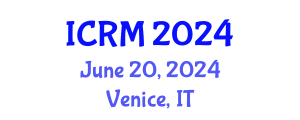 International Conference on Reliability and Maintainability (ICRM) June 20, 2024 - Venice, Italy
