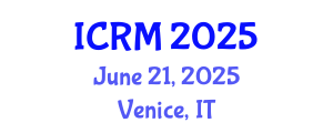 International Conference on Reliability and Maintainability (ICRM) June 21, 2025 - Venice, Italy