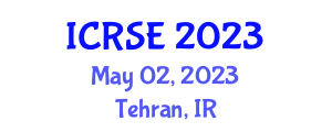International Conference on Reliability and Safety Engineering (ICRSE) May 02, 2023 - Tehran, Iran