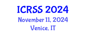 International Conference on Reliability and Structural Safety (ICRSS) November 11, 2024 - Venice, Italy