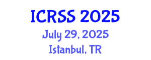 International Conference on Reliability and Structural Safety (ICRSS) July 29, 2025 - Istanbul, Turkey