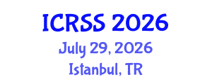 International Conference on Reliability and Structural Safety (ICRSS) July 29, 2026 - Istanbul, Turkey