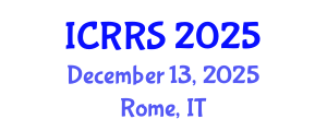 International Conference on Religion and Religious Studies (ICRRS) December 13, 2025 - Rome, Italy