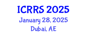 International Conference on Religion and Religious Studies (ICRRS) January 28, 2025 - Dubai, United Arab Emirates
