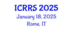 International Conference on Religion and Religious Studies (ICRRS) January 18, 2025 - Rome, Italy
