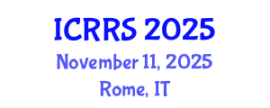 International Conference on Religion and Religious Studies (ICRRS) November 11, 2025 - Rome, Italy