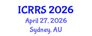 International Conference on Religion and Religious Studies (ICRRS) April 27, 2026 - Sydney, Australia International Conference on Religion and Religious Studies (ICRRS) April 27, 2026 - Sydney, Australia