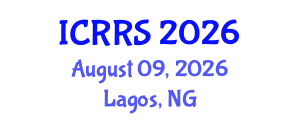 International Conference on Religion and Religious Studies (ICRRS) August 09, 2026 - Lagos, Nigeria International Conference on Religion and Religious Studies (ICRRS) August 09, 2026 - Lagos, Nigeria