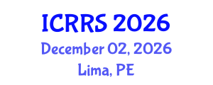 International Conference on Religion and Religious Studies (ICRRS) December 02, 2026 - Lima, Peru International Conference on Religion and Religious Studies (ICRRS) December 02, 2026 - Lima, Peru
