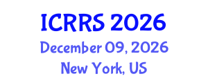 International Conference on Religion and Religious Studies (ICRRS) December 09, 2026 - New York, United States International Conference on Religion and Religious Studies (ICRRS) December 09, 2026 - New York, United States