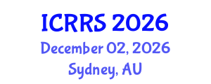 International Conference on Religion and Religious Studies (ICRRS) December 02, 2026 - Sydney, Australia International Conference on Religion and Religious Studies (ICRRS) December 02, 2026 - Sydney, Australia