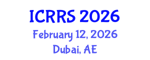International Conference on Religion and Religious Studies (ICRRS) February 12, 2026 - Dubai, United Arab Emirates