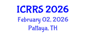 International Conference on Religion and Religious Studies (ICRRS) February 02, 2026 - Pattaya, Thailand International Conference on Religion and Religious Studies (ICRRS) February 02, 2026 - Pattaya, Thailand