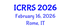 International Conference on Religion and Religious Studies (ICRRS) February 16, 2026 - Rome, Italy International Conference on Religion and Religious Studies (ICRRS) February 16, 2026 - Rome, Italy