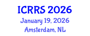 International Conference on Religion and Religious Studies (ICRRS) January 19, 2026 - Amsterdam, Netherlands International Conference on Religion and Religious Studies (ICRRS) January 19, 2026 - Amsterdam, Netherlands